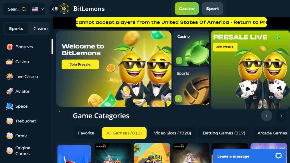BitLemons Casino